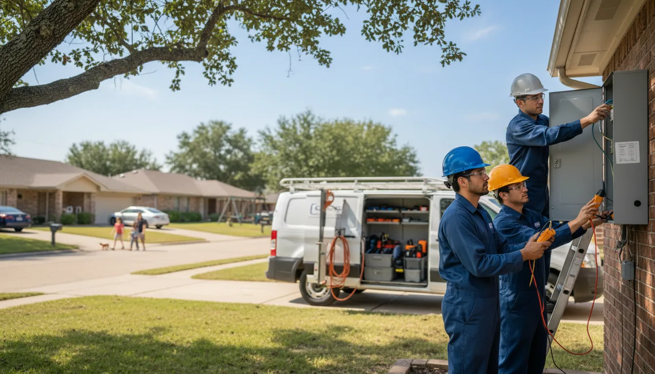 Certified electrician providing emergency electrical services in Concord, NC